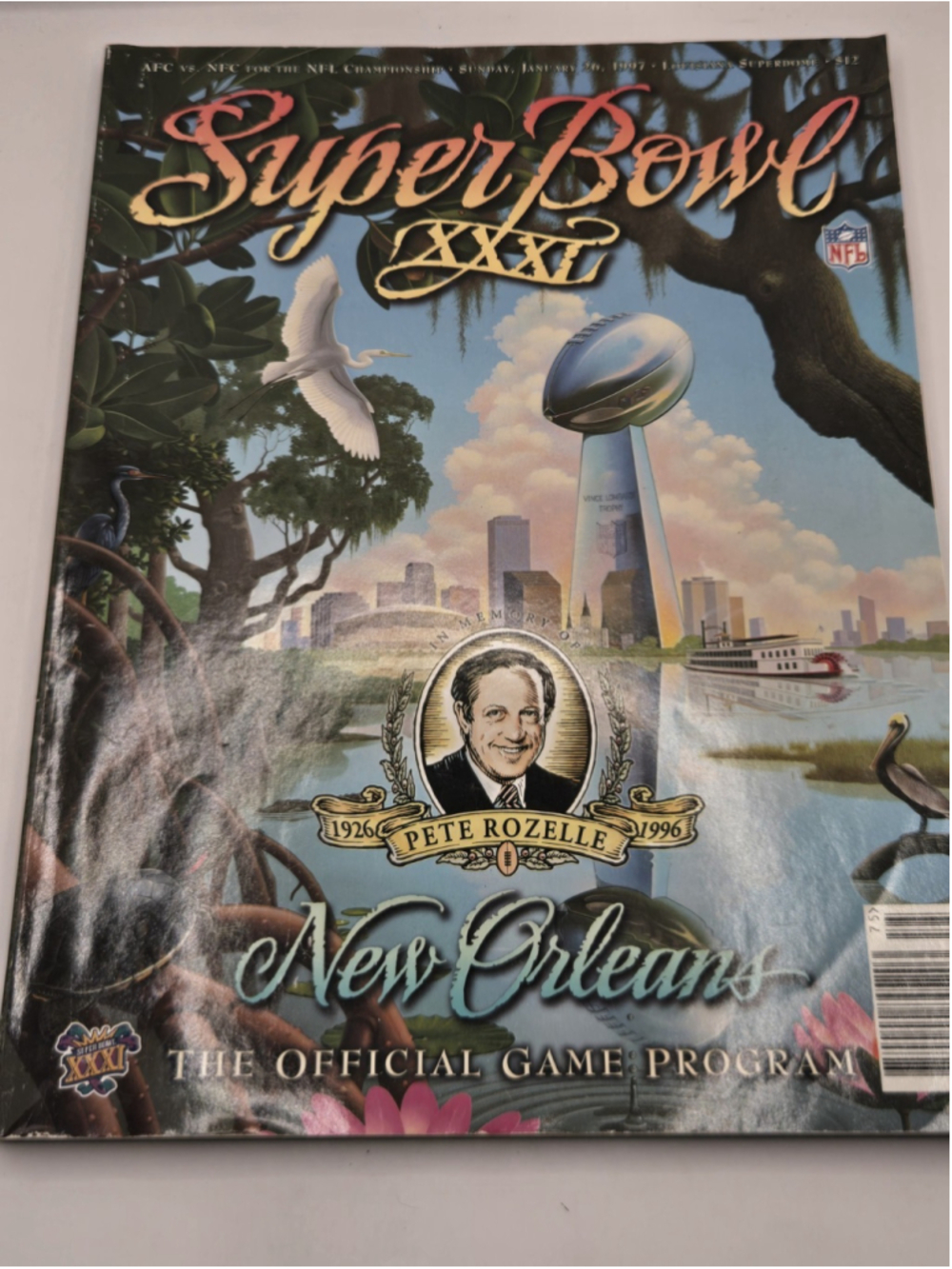 1997 Super Bowl XXXL New Orleans Official Game Program